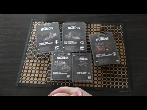 Adeptus Titanicus Forge World Weapons - Unboxing (AT)