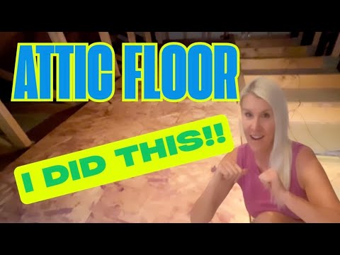 Installing a Subfloor in the Attic | Plywood To Use + Safe Wiring Tips