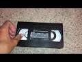 A VHS Tape I Did The Opening And Closing For 8 26 2021