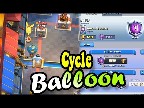 TOP 2 IN THE WORLD! Balloon Cycle Deck - Top Ladder Gameplay
