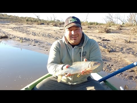 Pesca y Asado en dos ríos diferentes en el mismo día.