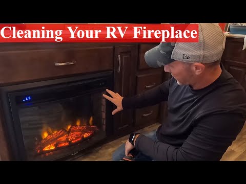 Electric RV Fireplace Maintenance | Take Care Of Your RV Fireplace!