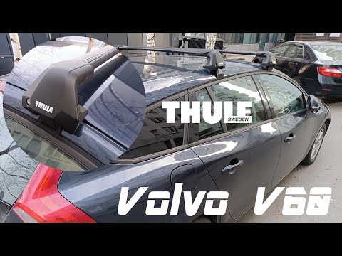 Thule Wingbar Edge Roof rack Volvo V60 (Without railing)