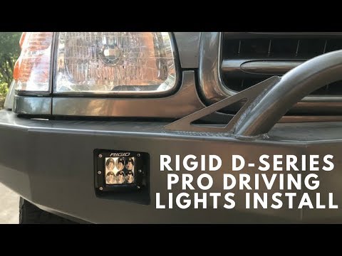 Ep. 9. Rigid D-SERIES PRO DRIVING LIGHTS INSTALL