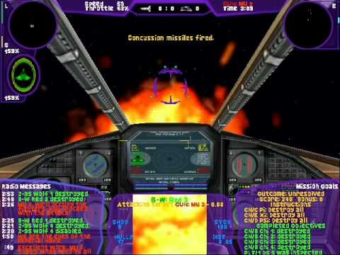 Playthrough of TIE Fighter Total Conversion Battle 5 Mission 2 - Assault Gunboat Recon