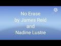 No Erase by James Reid and Nadine Lustre|Lyrics