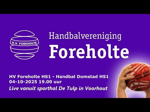 Foreholte HS1 - Handbal Domstad HS1 (04-10-2025)