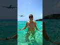 Thrilling Maho Beach 🏖 Airplane Close Up Experience #caribbean wild #thrill