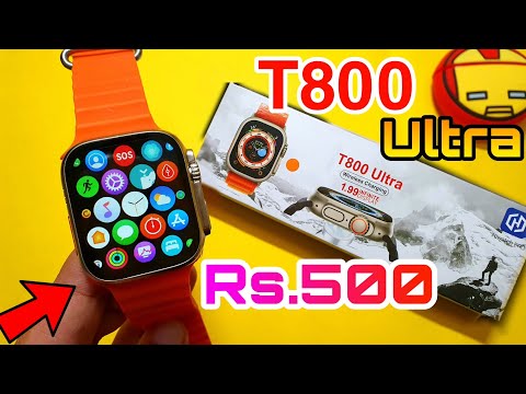 T800 Ultra Smartwatch Unboxing And Review | T800 Ultra | T800 Smartwatch | Apple Watch Ultra Clone