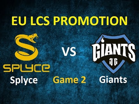 SPY vs GIA G2 | Highlights EU LCS Promotion Tournament S6 | Splyce vs Giants G2