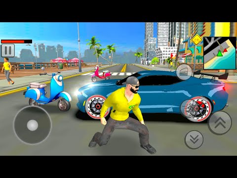 Escaping From Police Cop Officer Cars in Super Car and Scooty Simulator - Android IOS Gameplay.