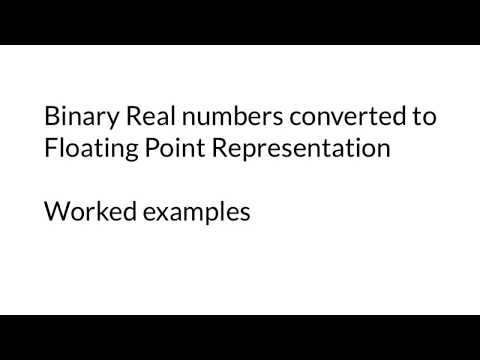 Floating Point Representation - Hight Computing Science