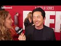 'Beef' Star Steven Yeun On Favorite 90s Band & Nostalgic 90s Soundtrack | Beef Red Carpet 2023