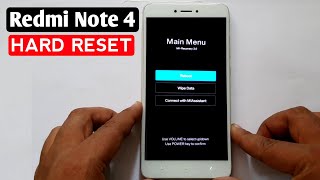 Xiaomi Redmi Note 4 Hard Reset |Pattern Unlock |Factory Reset |Easy Trick With Keys