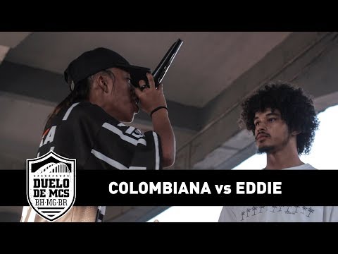 Colombiana vs Eddie (4ª de Final) - Seletivas MG Duelo de MCs Nacional - 08/10/17