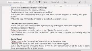 The Cyberbullying Work I Want To Give To @googleideas