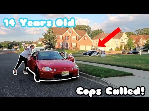 PSYCHO PARENTS TEACH ME HOW TO DRIVE AT 14 YEARS OLD! *MOM GOES CRAZY* COPS WERE CALLED!