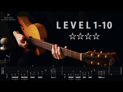 10 Levels Of Slap Guitar ・TAB