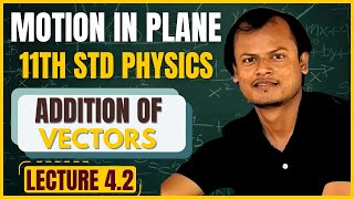 CLASS 11TH PHYSICS | Motion in a Plane | Addition of Vectors | Resolution of Vectors | NCERT Chp.4