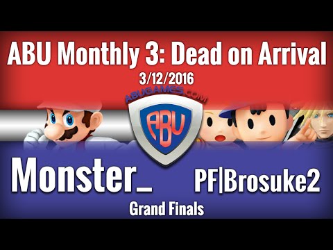 ABU Monthly 3: Monster_ (Mario) vs. Brosuke2 (Lucas, Cloud, Ness) - Grand Finals