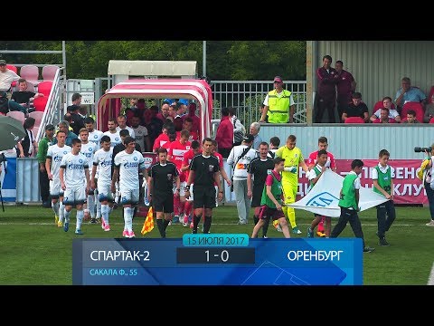 Spartak Moskva B 1 vs Gazovik Orenburg 0 - 15/07/2017