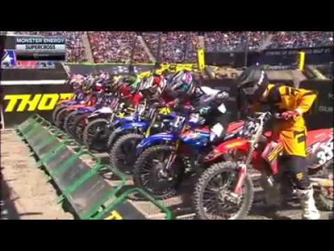 250sx Heat 1 AMA Supercross Foxborough 2018 - Holeshot