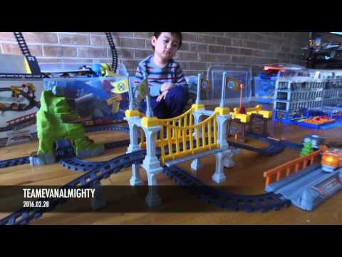 TeamEvanAlmighty and his Fisher-Price EZ Play Railway Green Mountain Pass 2016.02.28