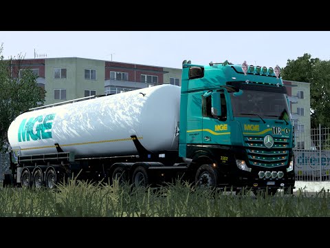Actros of MGE Group | Kragujevac 🇷🇸 - Vidin 🇧🇬 | ProMods 2.64+Project Balkans | ETS2 1.46 gameplay
