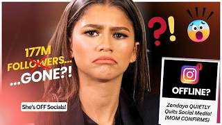 Zendaya Just Walked Away From 177 Million Followers… 📲❌ #zendaya #CelebrityNews