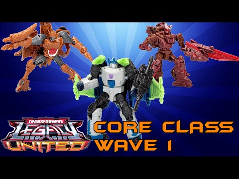 Transformers Legacy United Core Class Bouldercrash, Energon Megatron & Tasmania Kid | #transformers