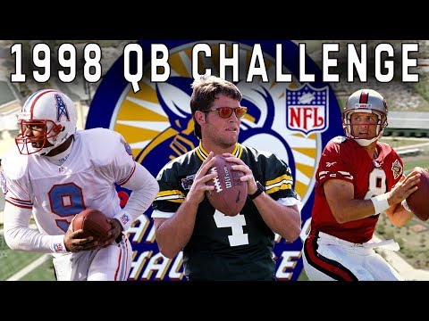 Favre, McNair, Harbaugh, Dilfer, & More Compete in Accuracy, Distance, & Agility