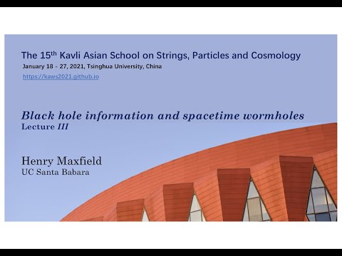 Henry Maxfield III: Black hole information and spacetime wormholes