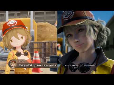 Final Fantasy XV Pocket Edition - Cutscenes Comparison