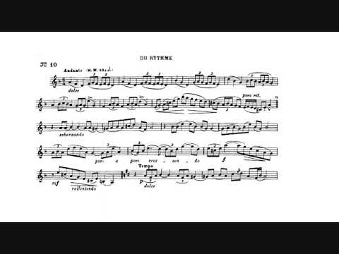 Theo Charlier: Study n. 10 "Du Rythme" (David Baldwin, trumpet)