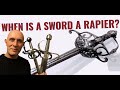 What makes a sword a RAPIER?