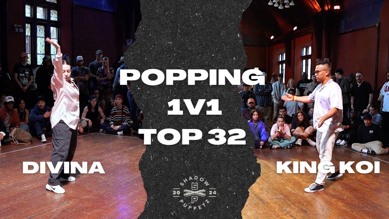 DIVINA VS KING KOI | TOP 32 | POPPING 1V1 | OUT OF THE SHADOWS 2024