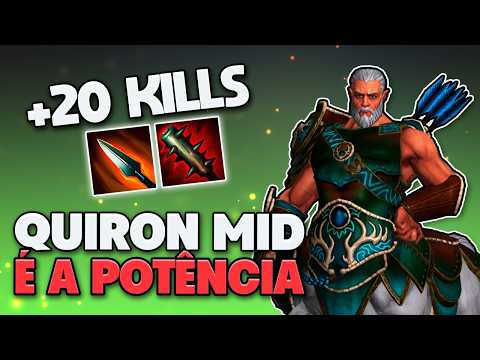 O combo é simples: ULTOU, UM CARRY MORRE! CHIRON/QUÍRON MID ▸ SMITE Ranked Conquista