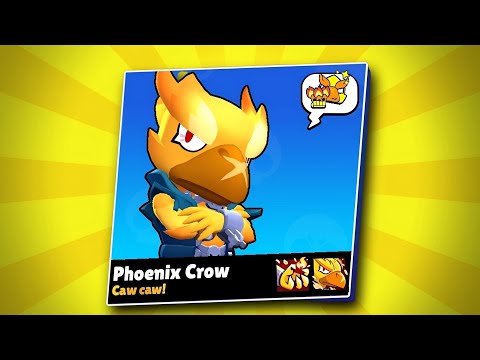 PHOENIX CROW Skin + Price, Pins, Winning and Loosing Animation 🔥 | Brawl Stars