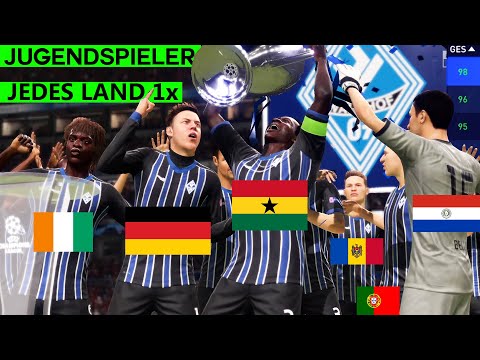 JUGENDSPIELER STG aber.. JEDE NATION NUR 1x !! (15 Saisons) 🏆 FIFA 21 Sprint to Glory Karriere