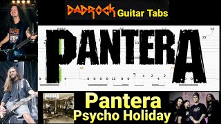 Psycho Holiday - Pantera - Guitar + Bass TABS Lesson