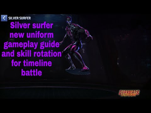 Silver surfer new uniform skill rotation guide for timeline battle - Marvel future fight