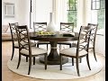 Universal Furniture California 7pc Round Dining Room Set w/ X-Back Side ...