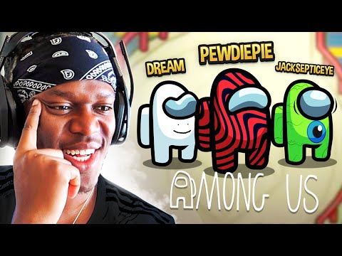 SIDEMEN AMONG US vs PEWDIEPIE, DREAM & JACKSEPTICEYE
