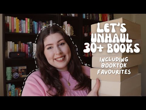 Thumbnail for HUGE book Unhaul 2024 😱 30+ books including Booktok faves 📚