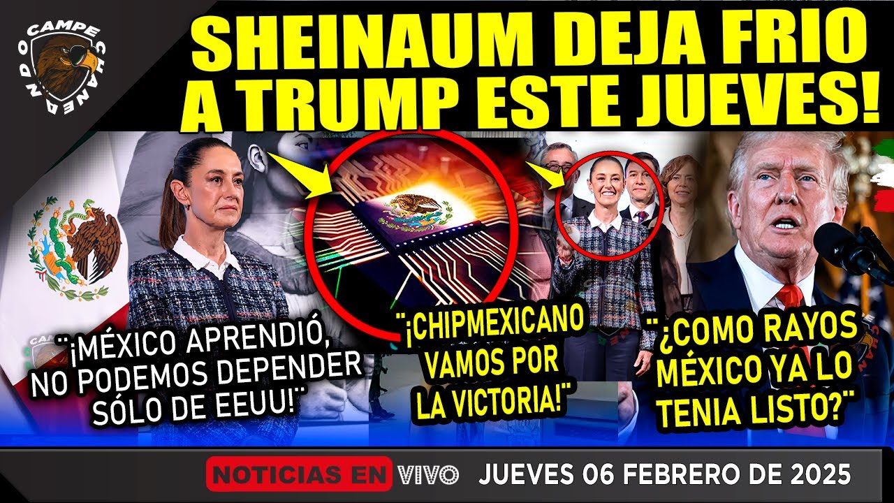 SHEINBAUM ¡DEJA FRIO A TRUMP! MÉXICO HACE EL GRAN ANUNCIO TECNOLOGICO ¡ESTO LO CAMBIA TODO!