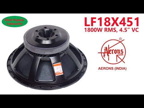 LF 18 X 451 Aerons Subwoofer Speaker