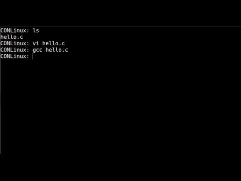Compiling a C Program in Linux Terminal (using GCC)