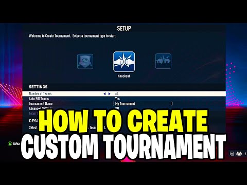 FIFA 23 HOW TO CREATE A CUSTOM TOURNAMENTS