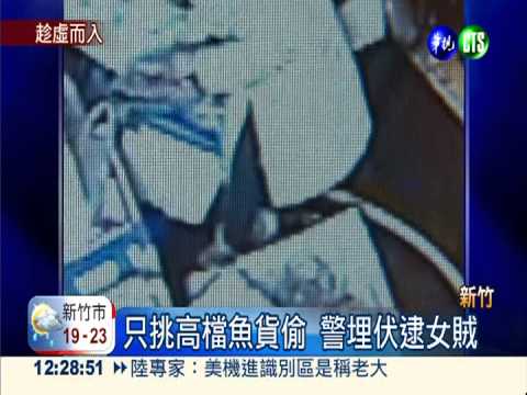 專挑高檔魚貨下手 市場女賊落網