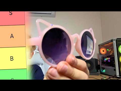 The sunglasses tier list nobody asked for